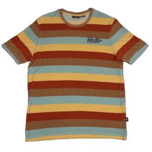 Howler Bros Terry Cloth‎ Tee T Shirt Mens Small Fruit Stripe Colorway Retro
